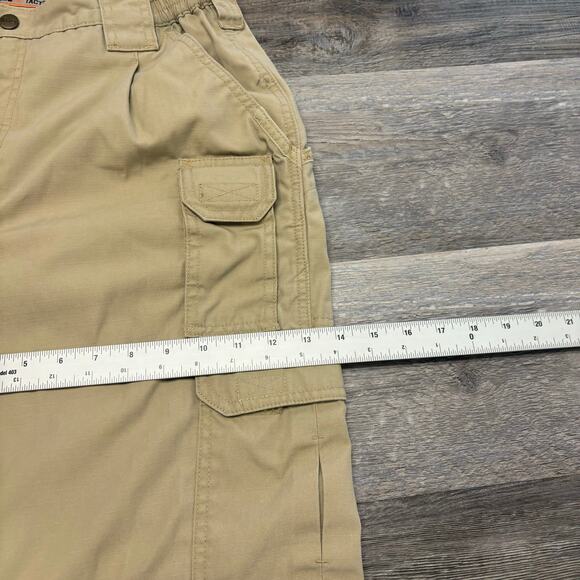 5.11 Tactical Taclite Pro Tan Khaki Mens 32x32 Ripstop Cargo Utility Work Pants - Picture 15 of 16